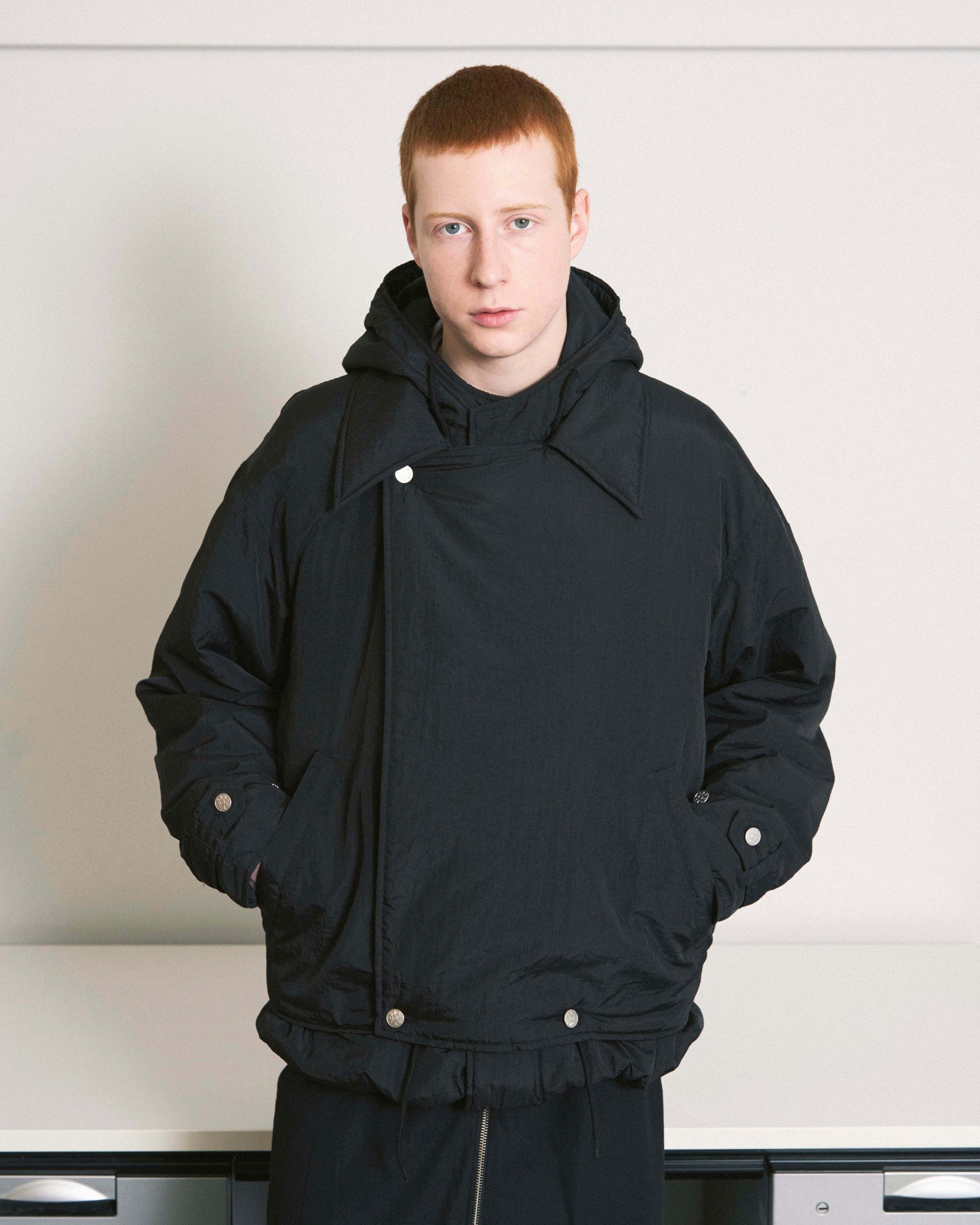 DOUBLE CUSHY HOODED JACKET OLIVE DRAB