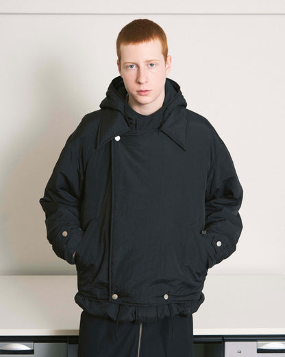 DOUBLE CUSHY HOODED JACKET OLIVE DRAB