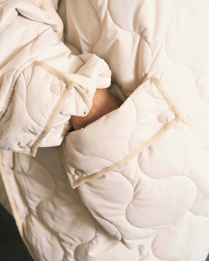 FUTON QUILT COAT BLACK