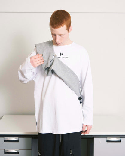QUARTER ZIP SWEATSHIRT PINK