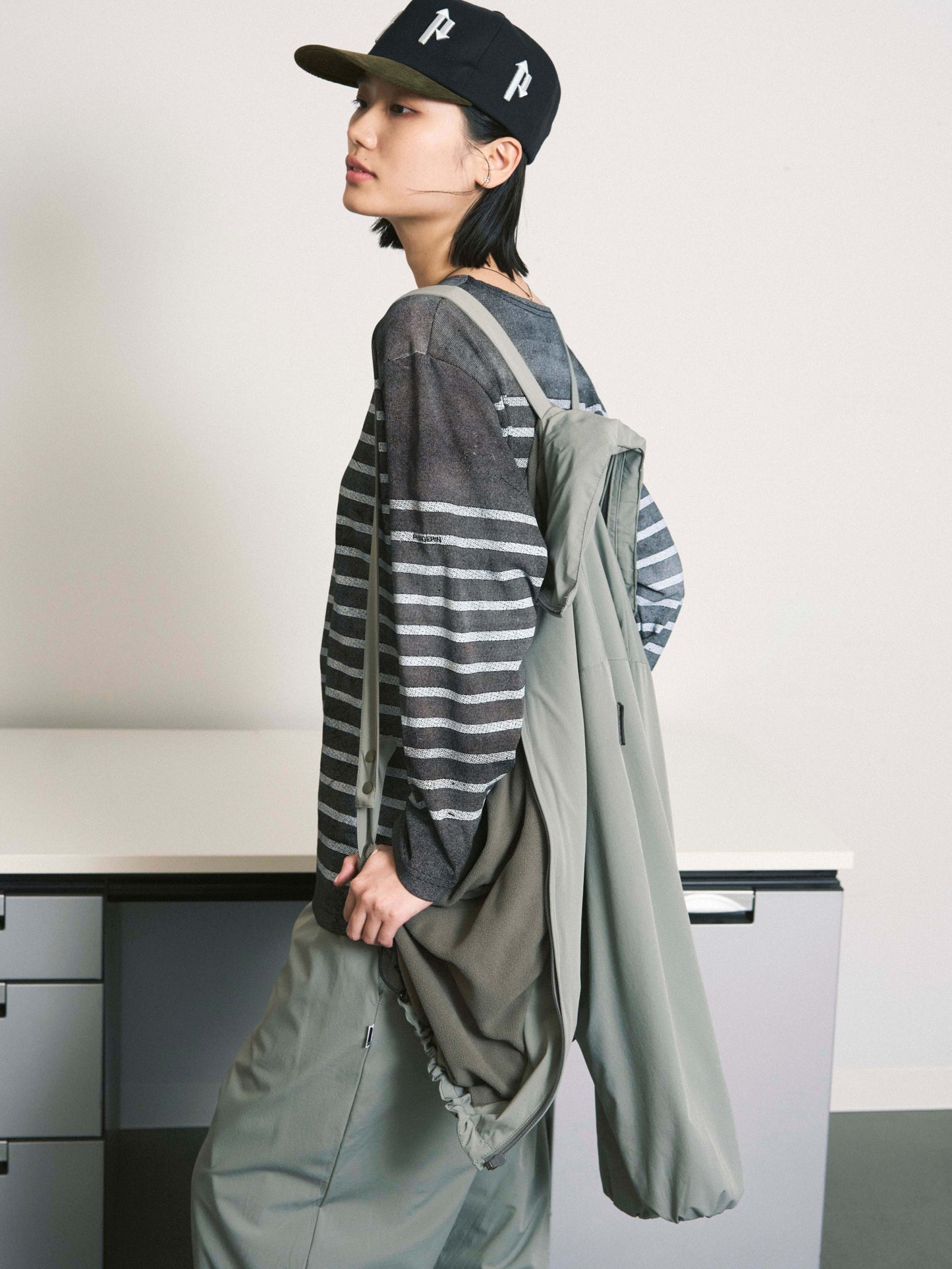 CUSHY FLEECE COLLAR JACKET GREY