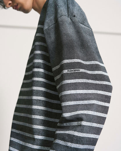 MARINE BOATNECK L/S TEE BLACK
