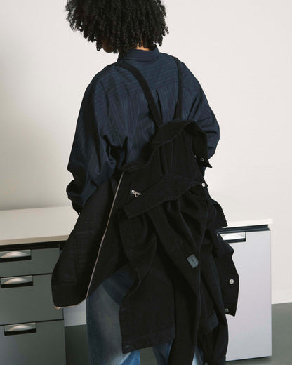 DOUBLE CORD JACKET BLACK