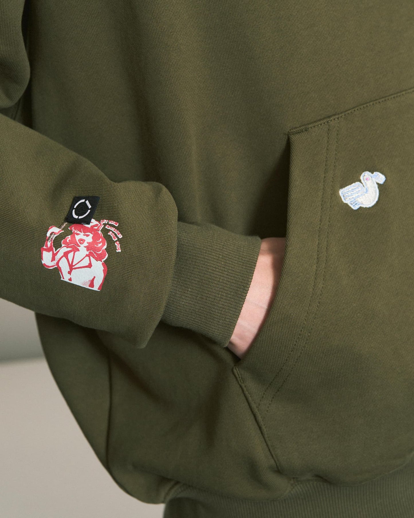 ZIPOFF HOODIE OLIVE DRAB