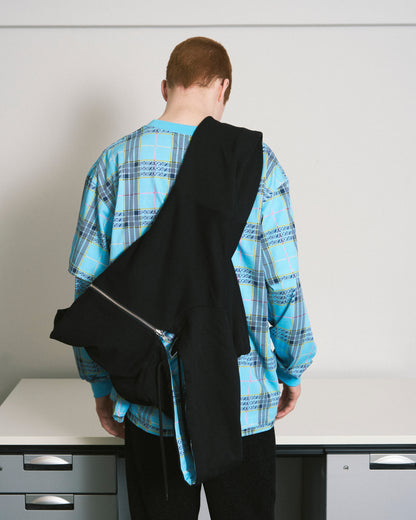 REVERSIBLE ZIP HOODIE ORIGINAL PLAID BROWN