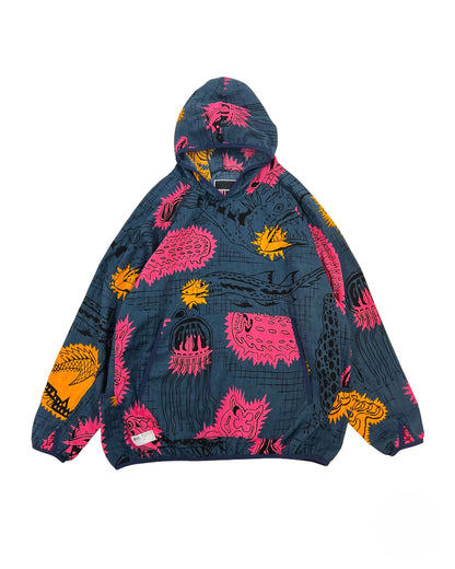 RESclusive / PARKA GAUZE TENTACLE DEEP SEA NAVY