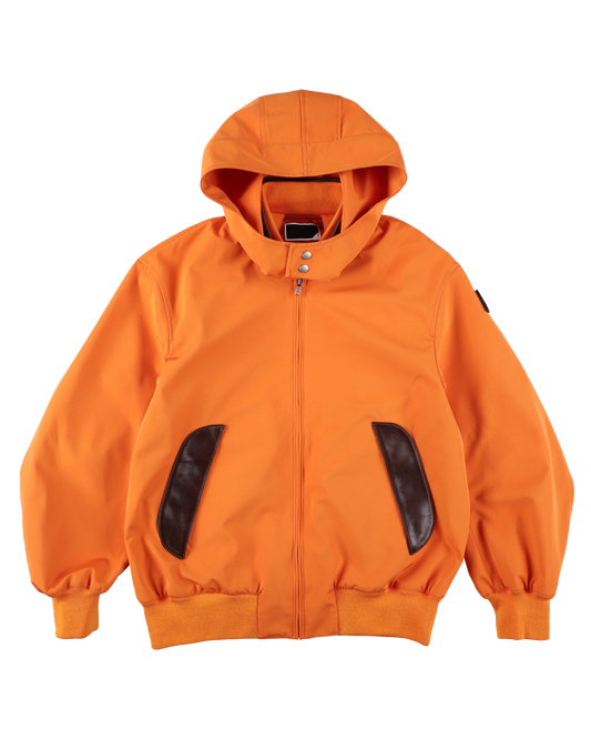 DETACHABLE HOOD JACKET ORANGE