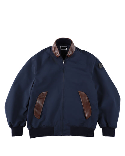 DETACHABLE HOOD JACKET NAVY