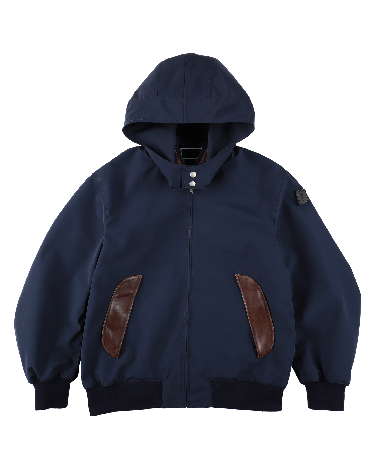 DETACHABLE HOOD JACKET NAVY