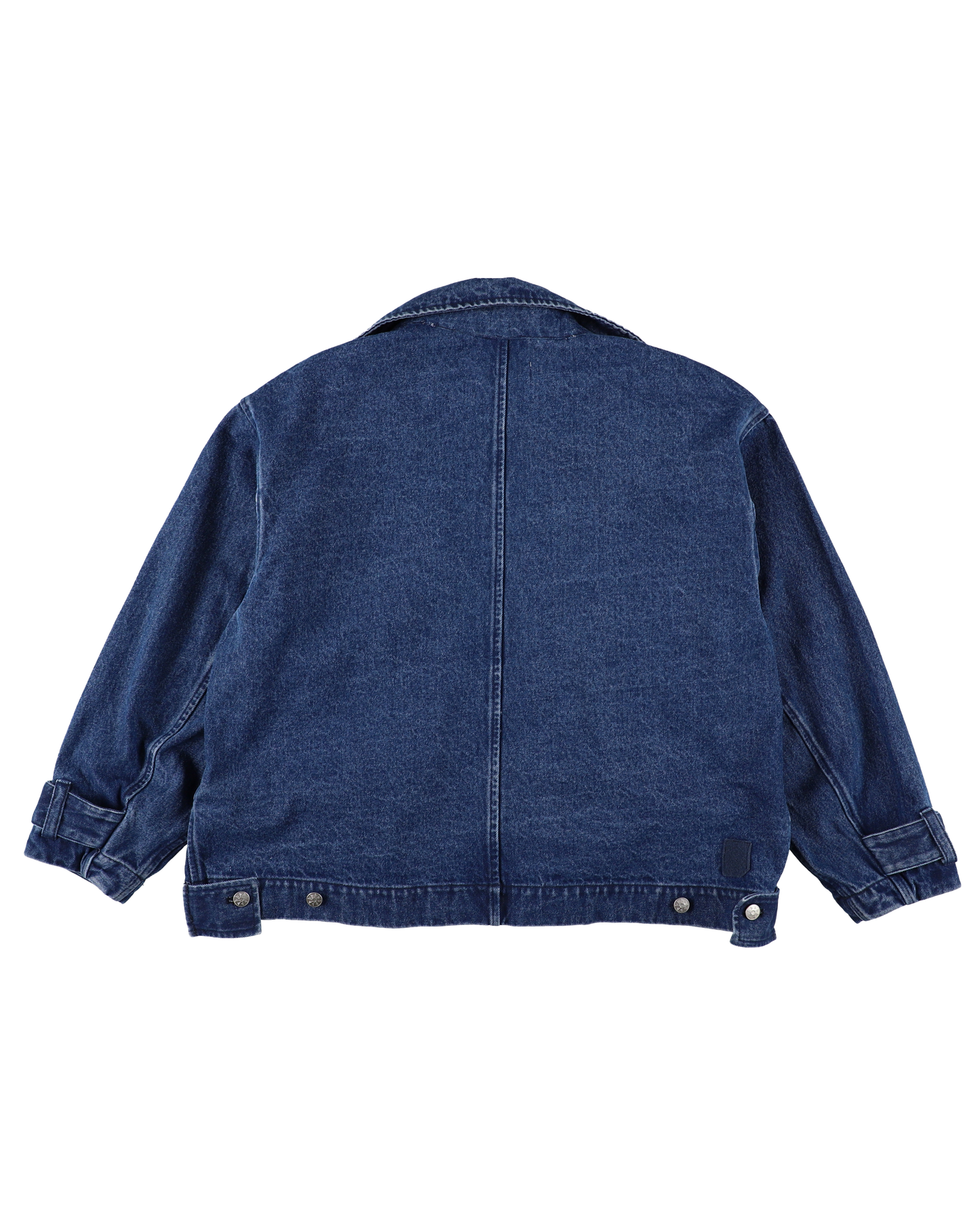 DENIM TWIN SHORT COAT BLUE