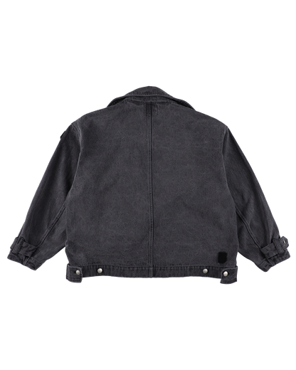 DENIM TWIN SHORT COAT BLACK – PHINGERIN DENIM TWIN SHORT COAT BLACK – PHINGERIN