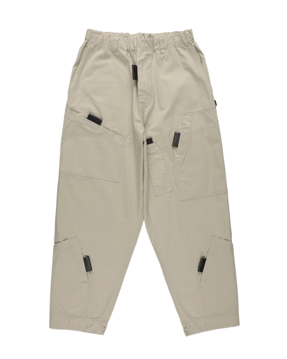 PULL TAB FLIGHT PANTS IVORY