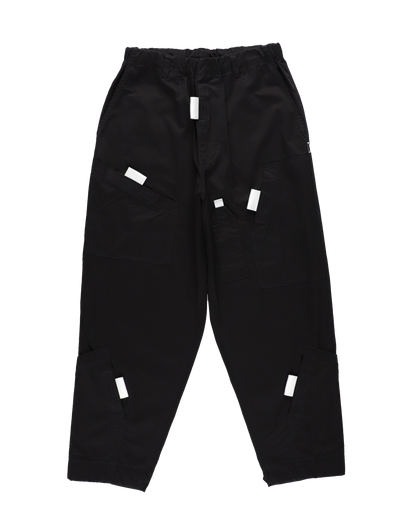 PULL TAB FLIGHT PANTS BLACK