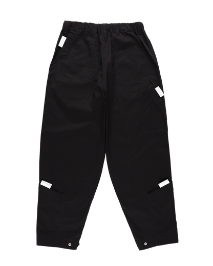 PULL TAB FLIGHT PANTS BLACK