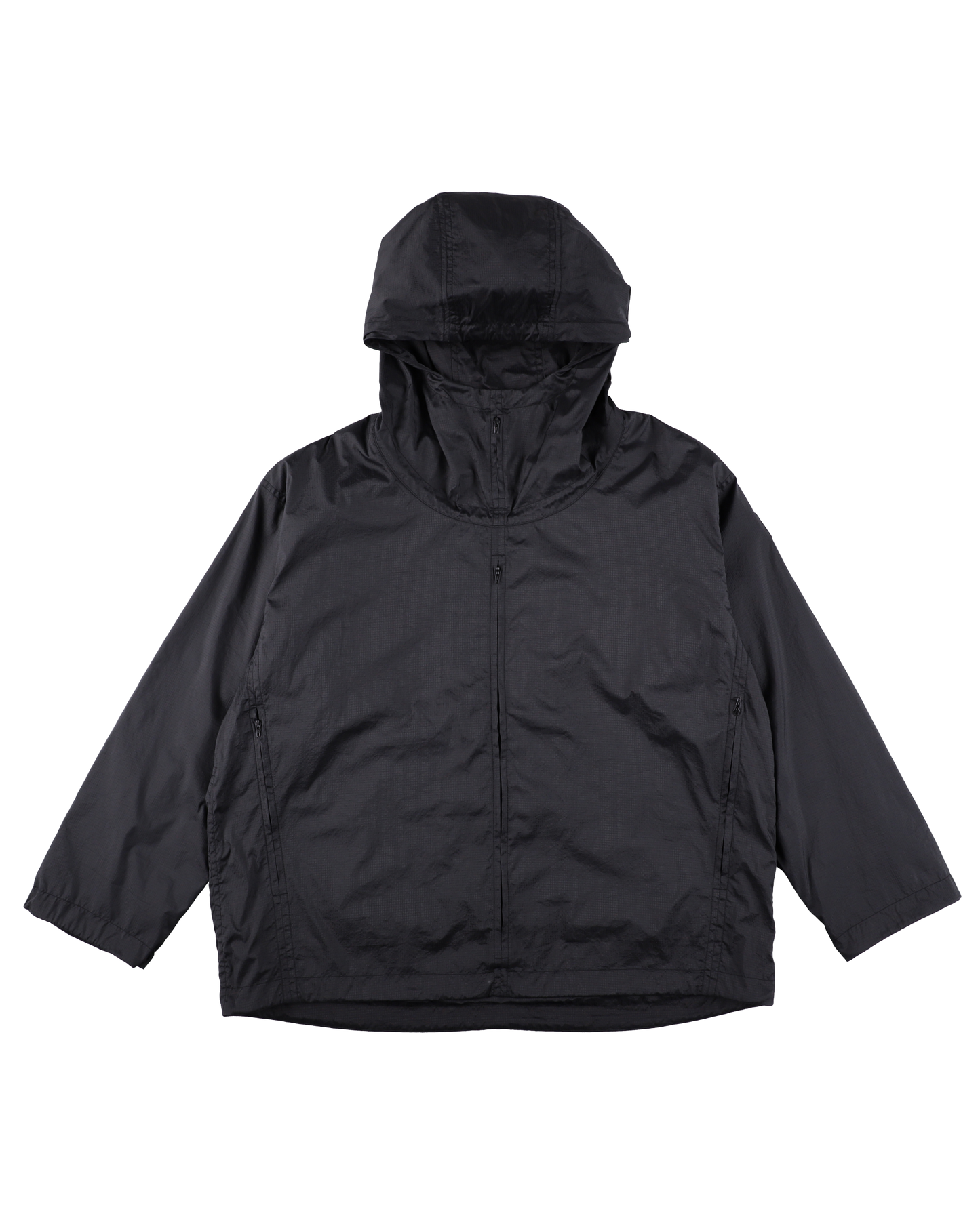 FULL PACK NYLON RIPSTOP ANORAK MOSS BLACK