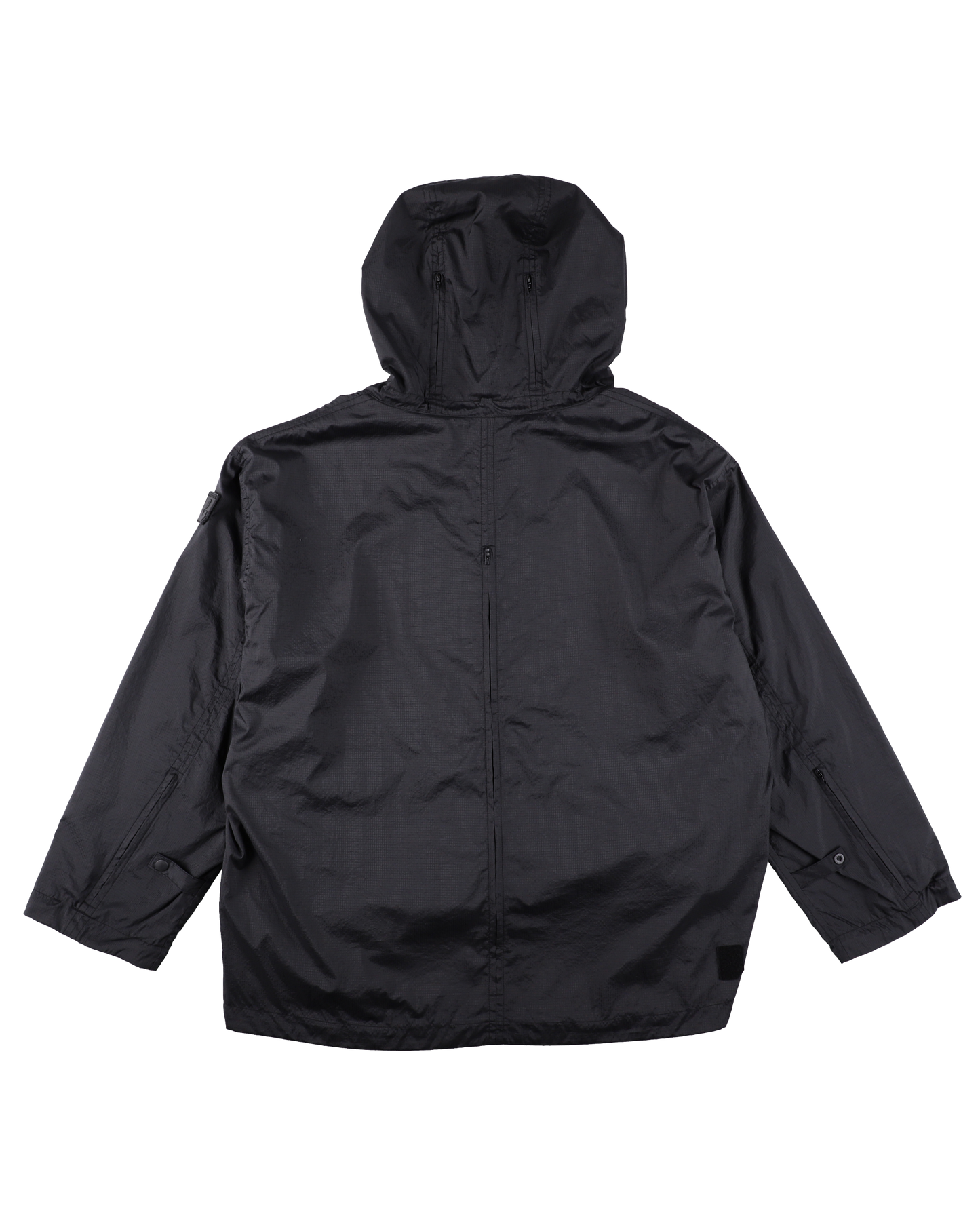 FULL PACK NYLON RIPSTOP ANORAK MOSS BLACK