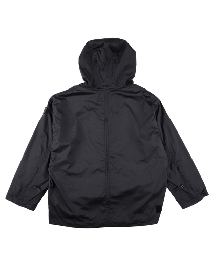 FULL PACK NYLON RIPSTOP ANORAK MOSS BLACK