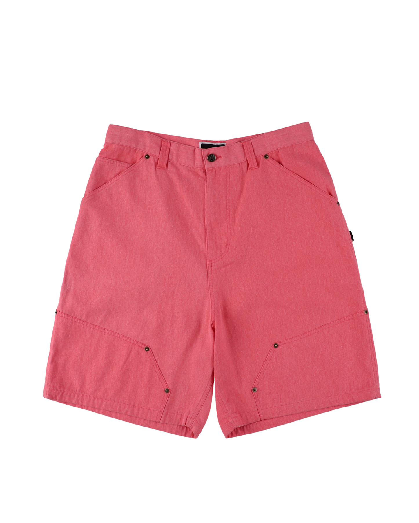 DOUBLE KNEE & HIP SHORTS PINK