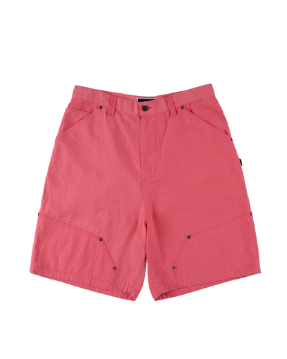 DOUBLE KNEE & HIP SHORTS PINK