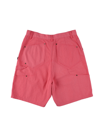 DOUBLE KNEE & HIP SHORTS PINK