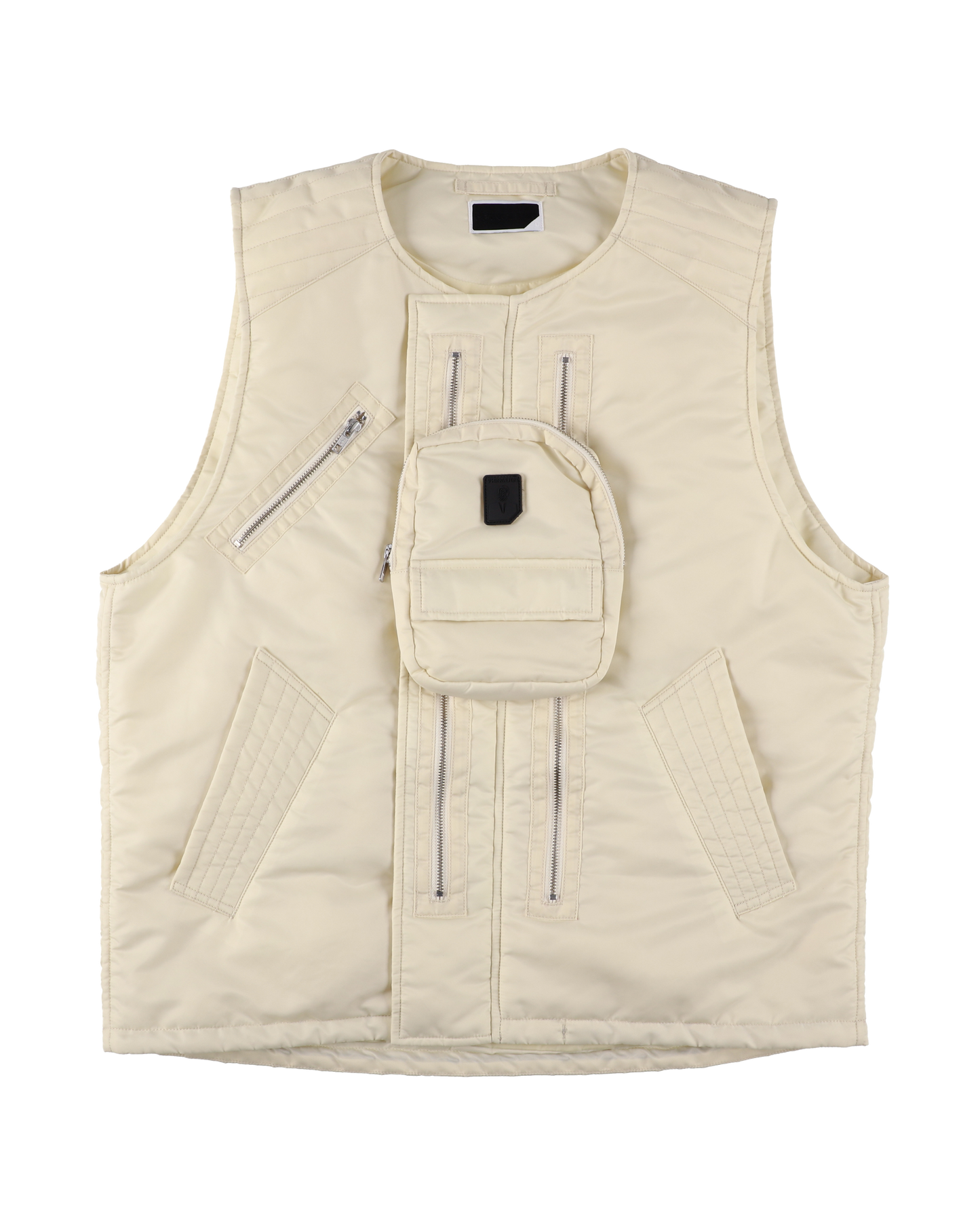 ELEVATION BOMBER VEST IVORY