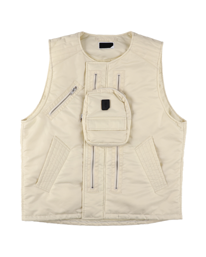 ELEVATION BOMBER VEST IVORY