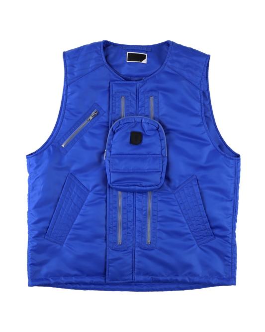 ELEVATION BOMBER VEST BLUE