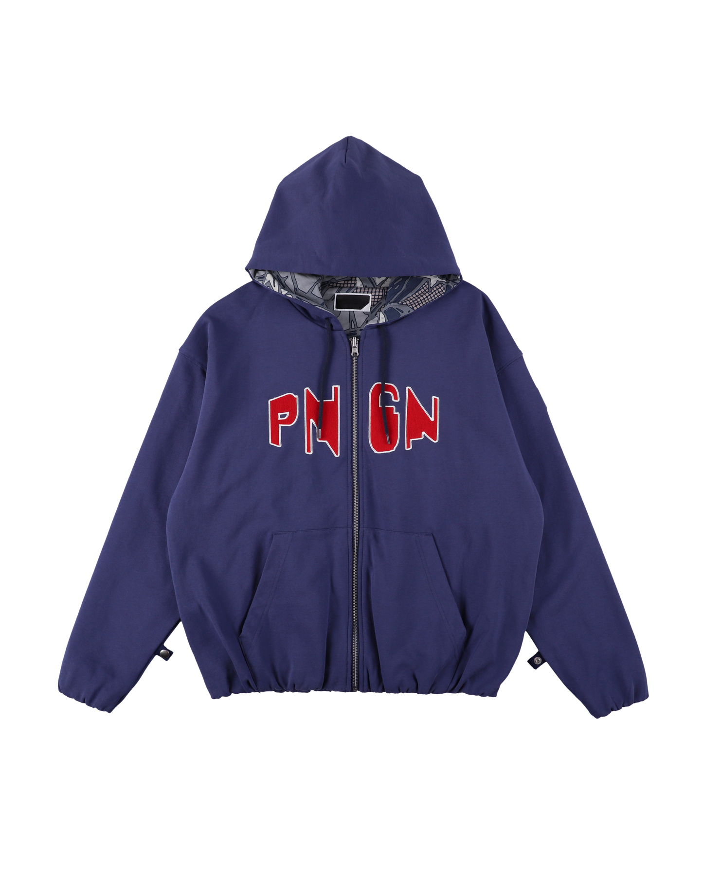 PNGN ZIP HOODIE BLUE NAVY