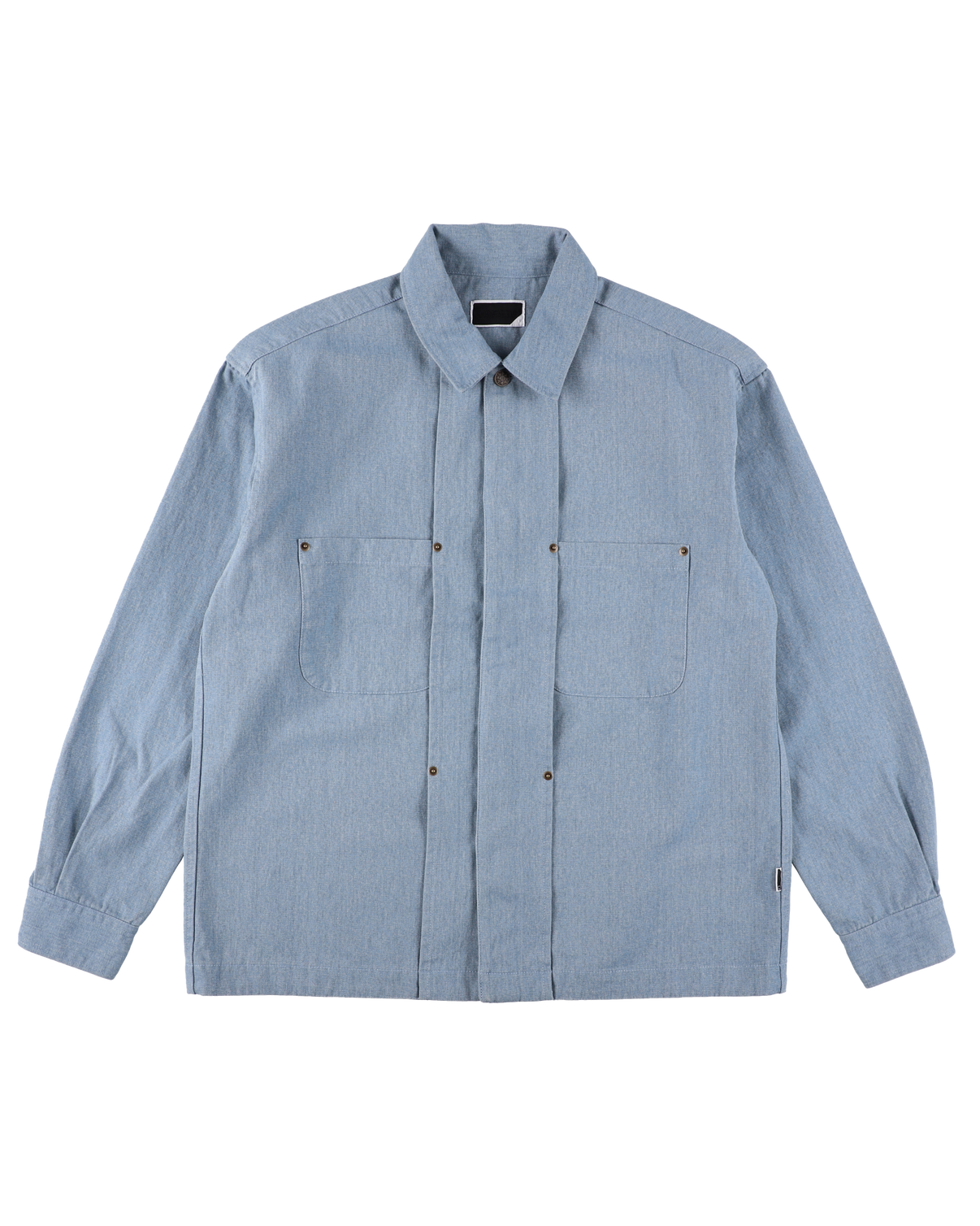 RIVET WORK SHIRT SAX – PHINGERIN RIVET WORK SHIRT SAX – PHINGERIN