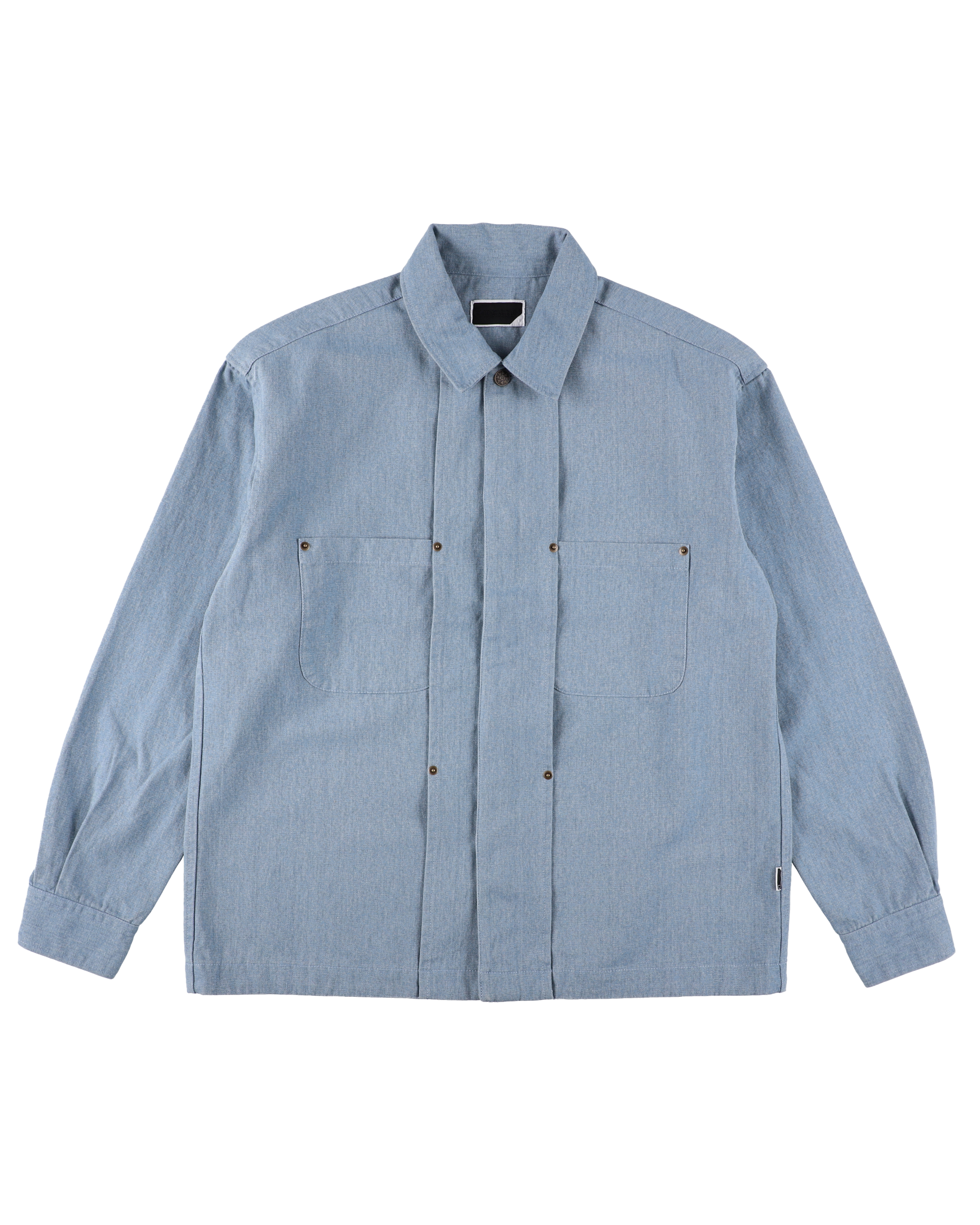 RIVET WORK SHIRT SAX – PHINGERIN