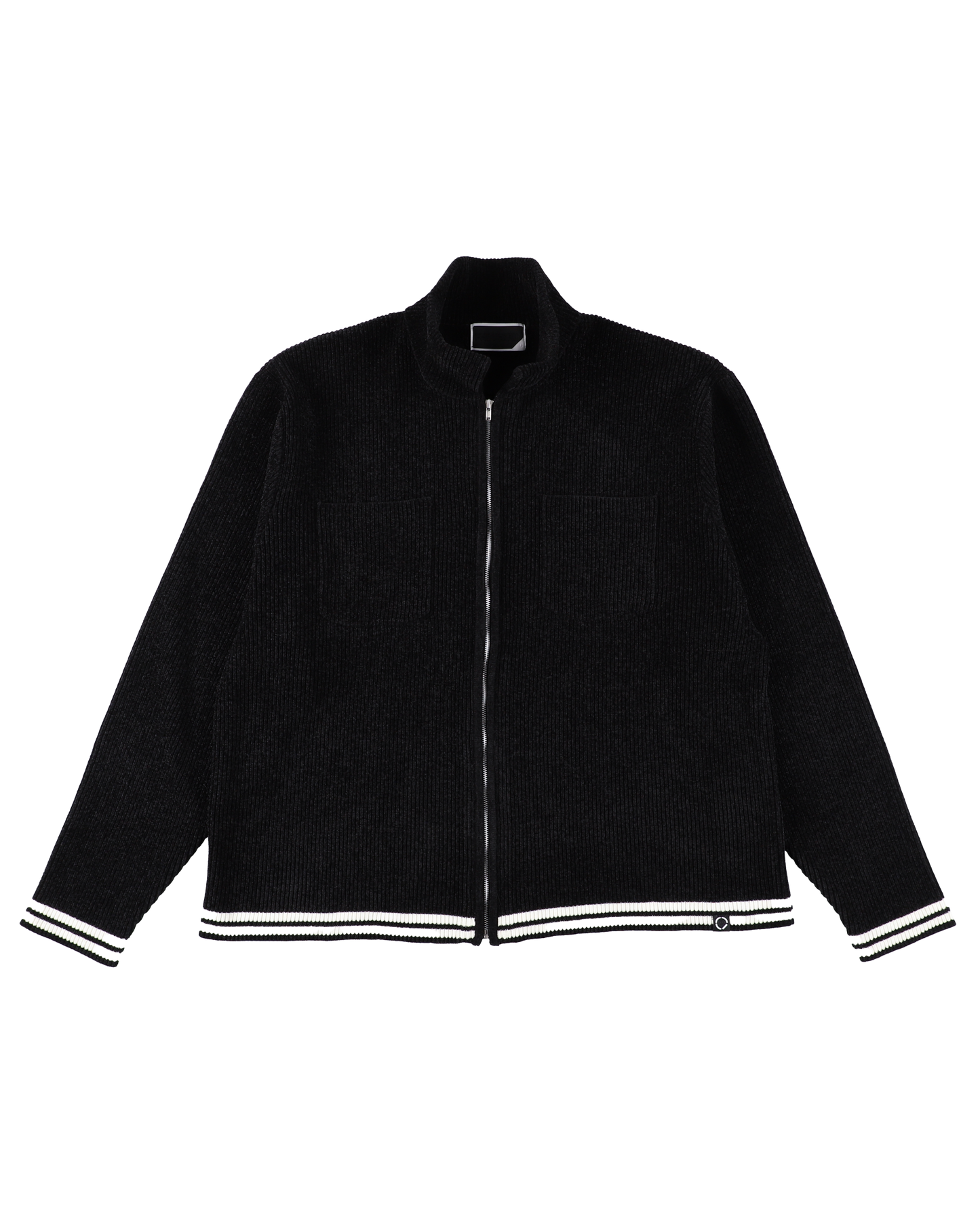 CORDY KNIT JACKET BLACK