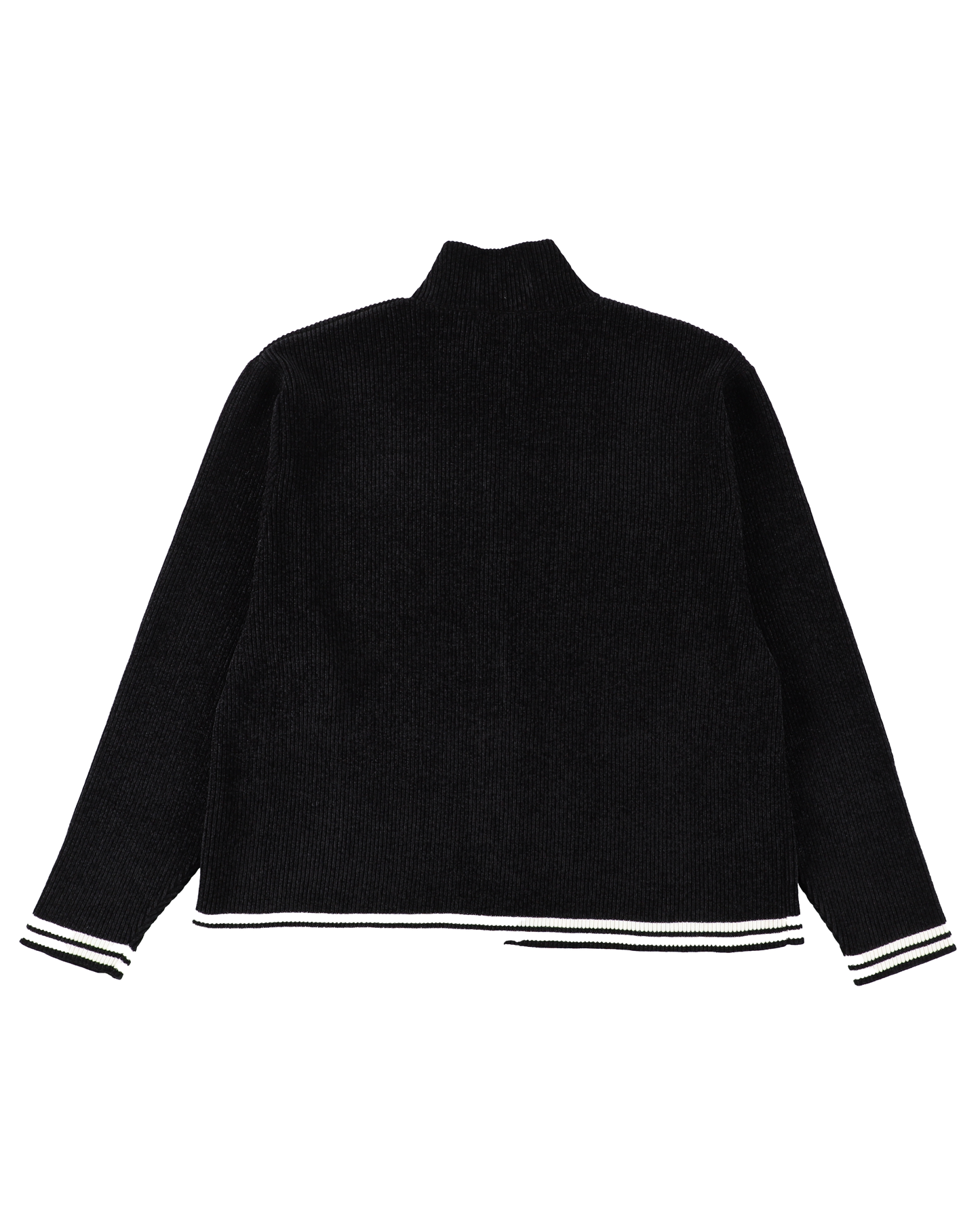 CORDY KNIT JACKET BLACK