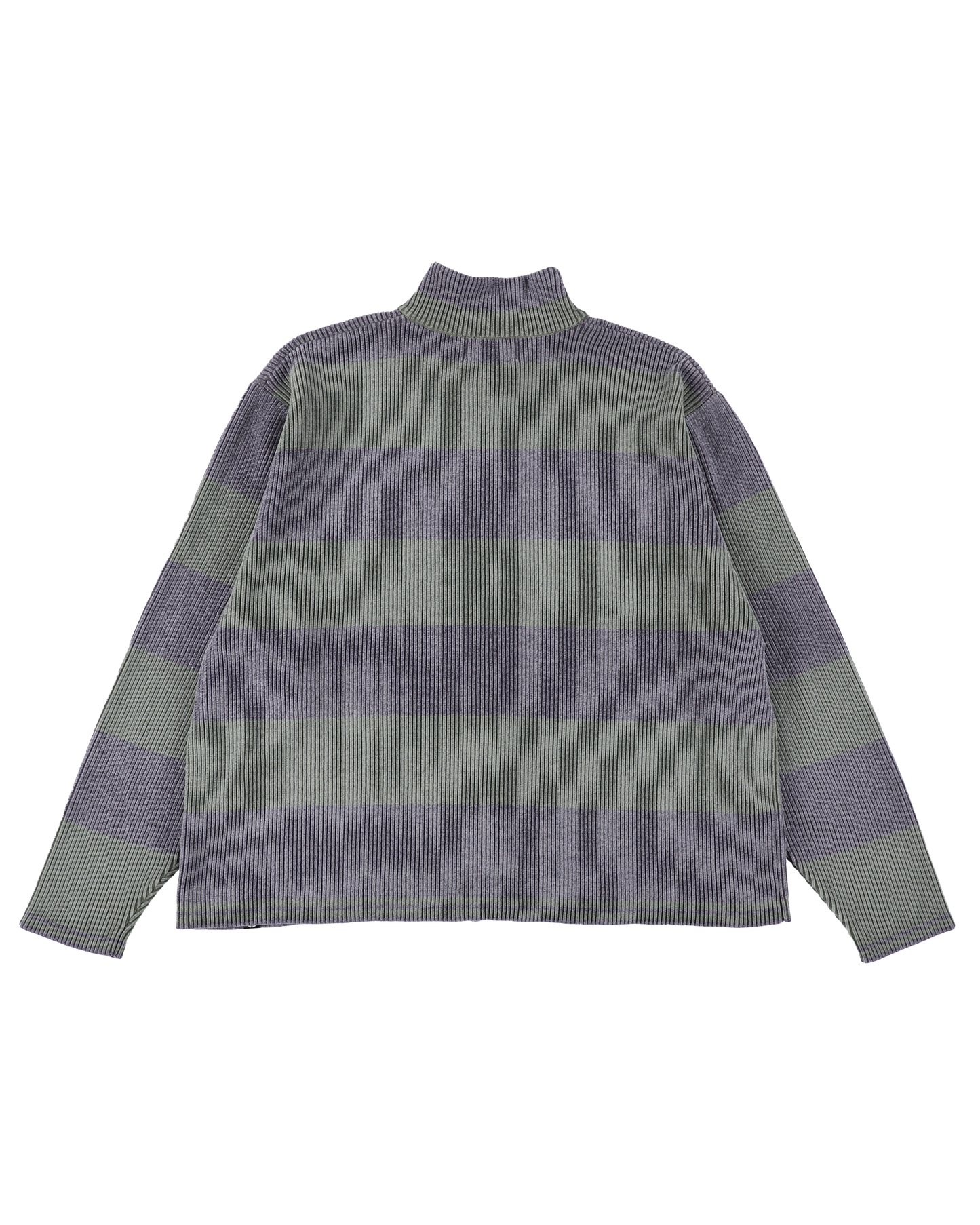 CORDY KNIT JACKET STRIPE GREY