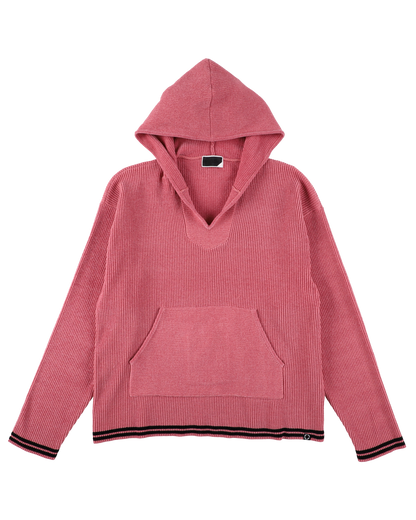 CORDY KNIT MEXPARKA PINK