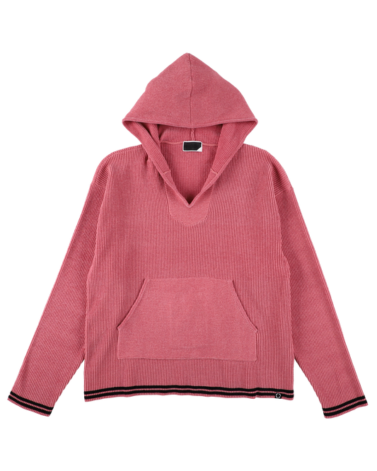 CORDY KNIT MEXPARKA PINK