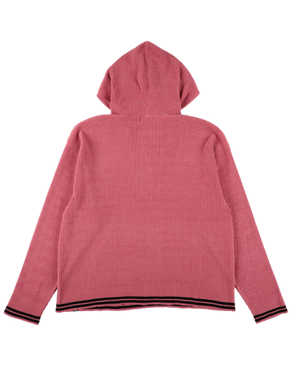 CORDY KNIT MEXPARKA PINK