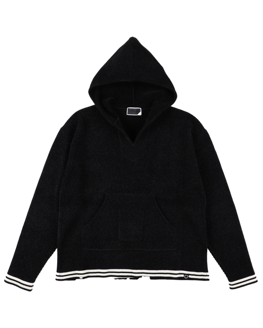 CORDY KNIT MEXPARKA BLACK