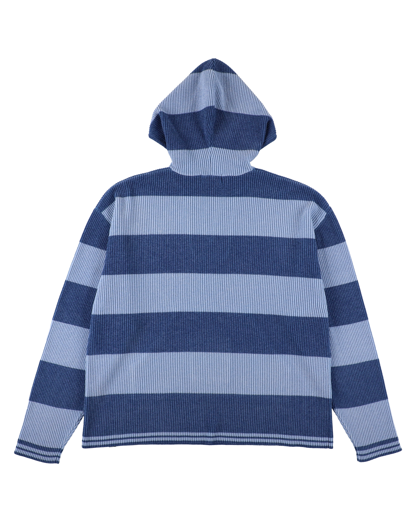 CORDY KNIT MEXPARKA STRIPE BLUE