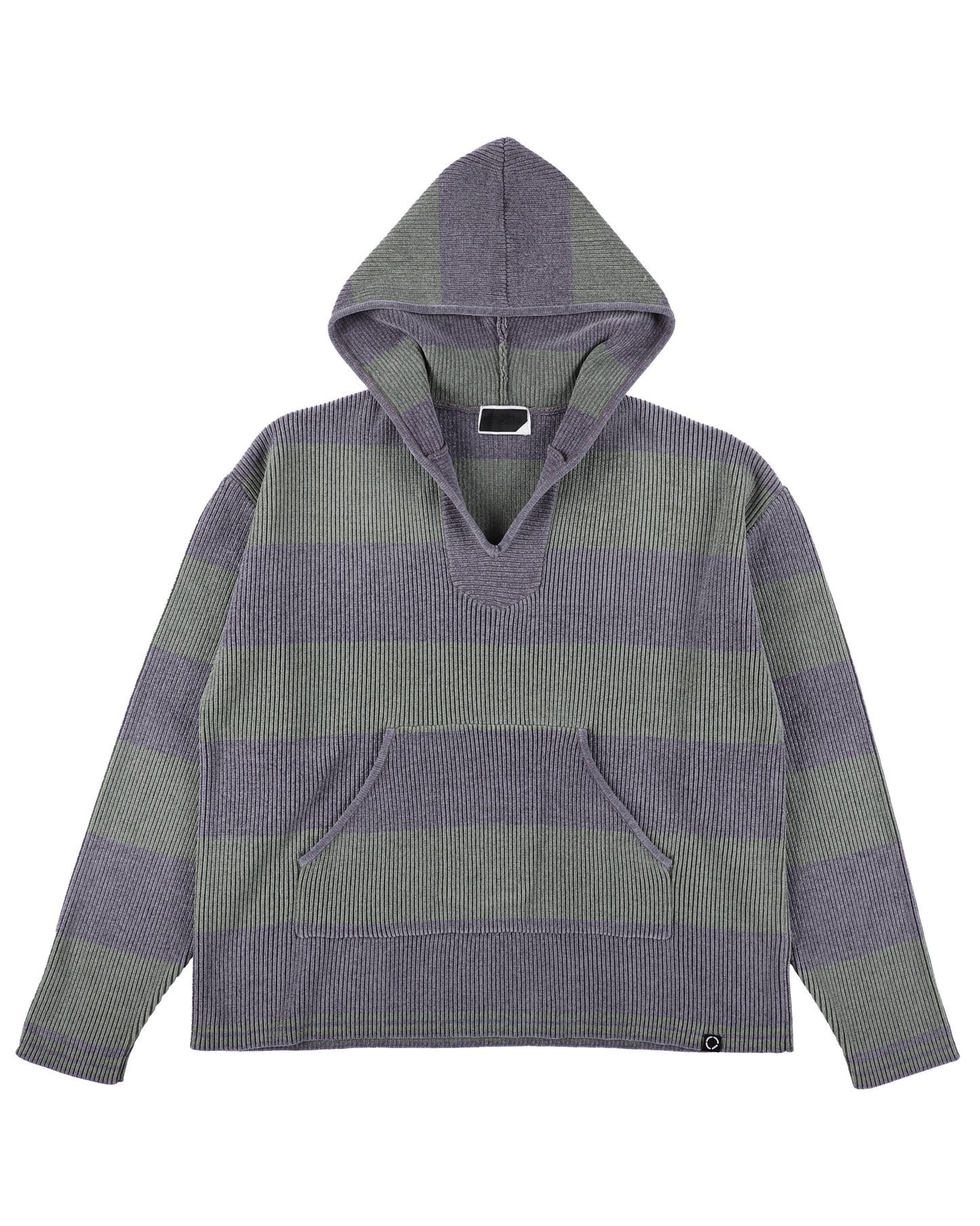 CORDY KNIT MEXPARKA STRIPE GREY