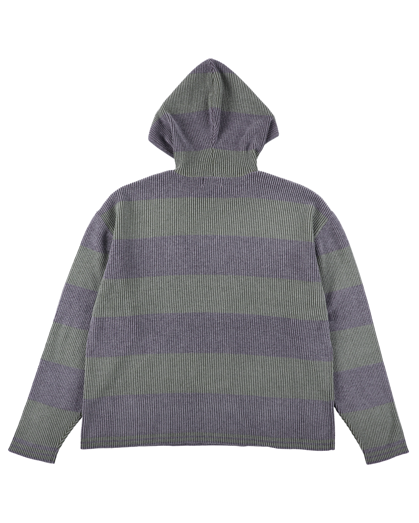 CORDY KNIT MEXPARKA STRIPE GREY