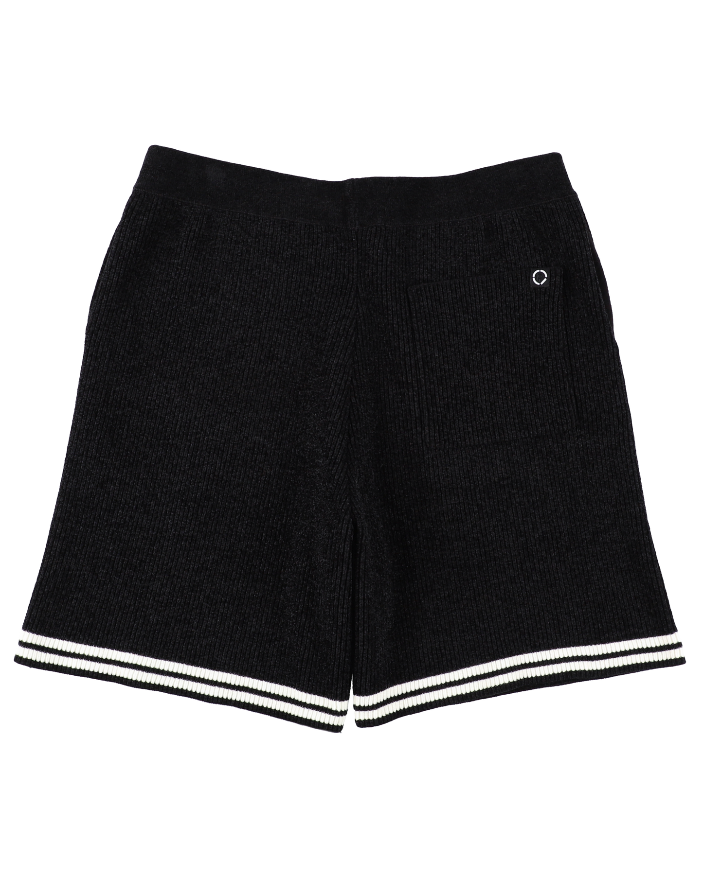 CORDY KNIT SHORTS BLACK