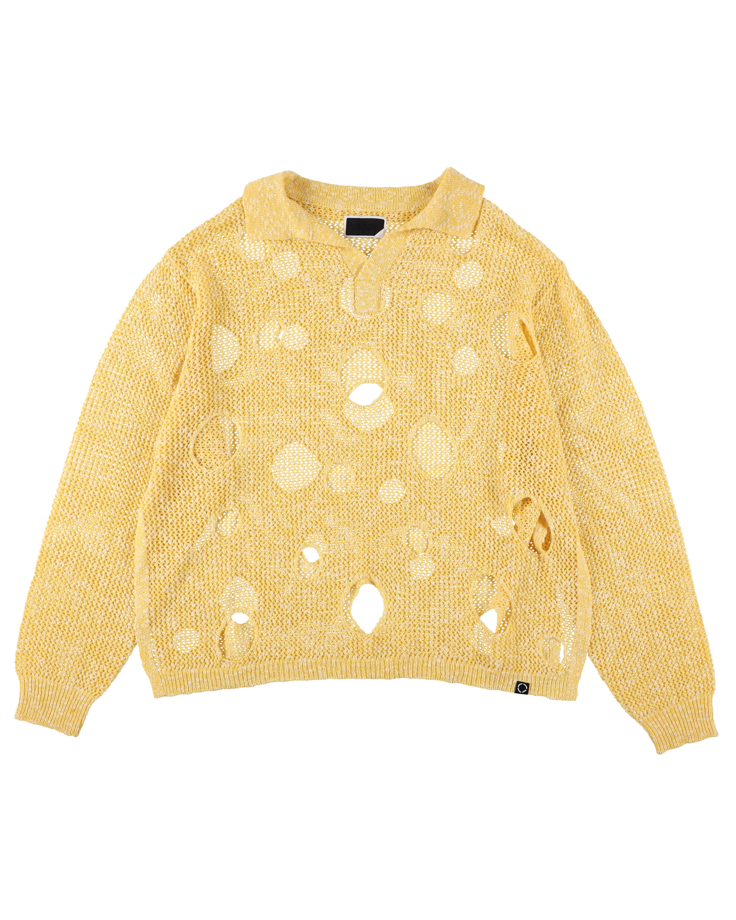 HOLE KNIT SKIPPER YELLOW