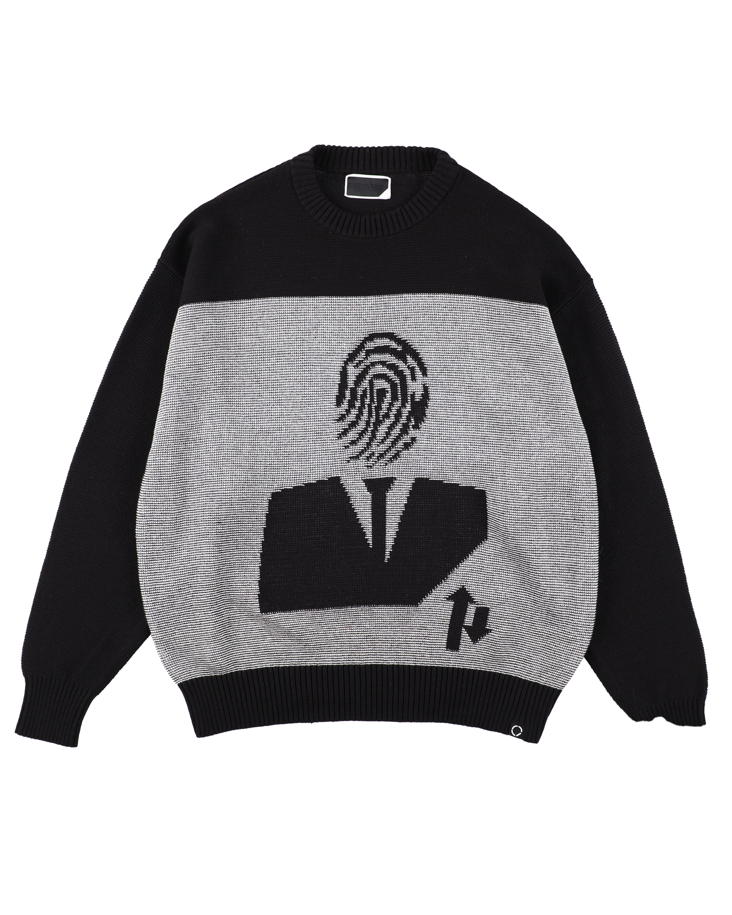 AGENT KNIT SWEATER BLACK