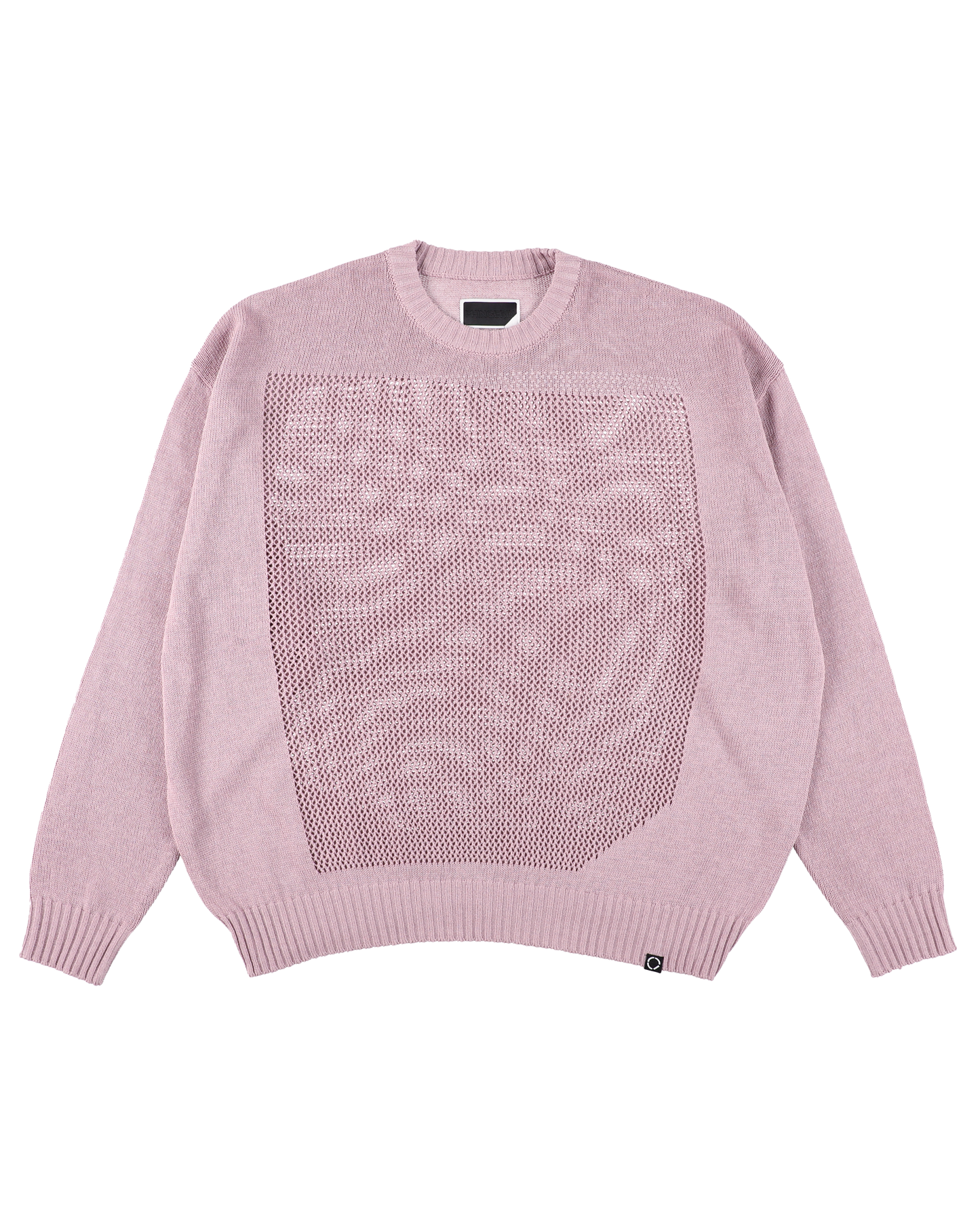 WINDOW WEB SWEATER MOSS PINK