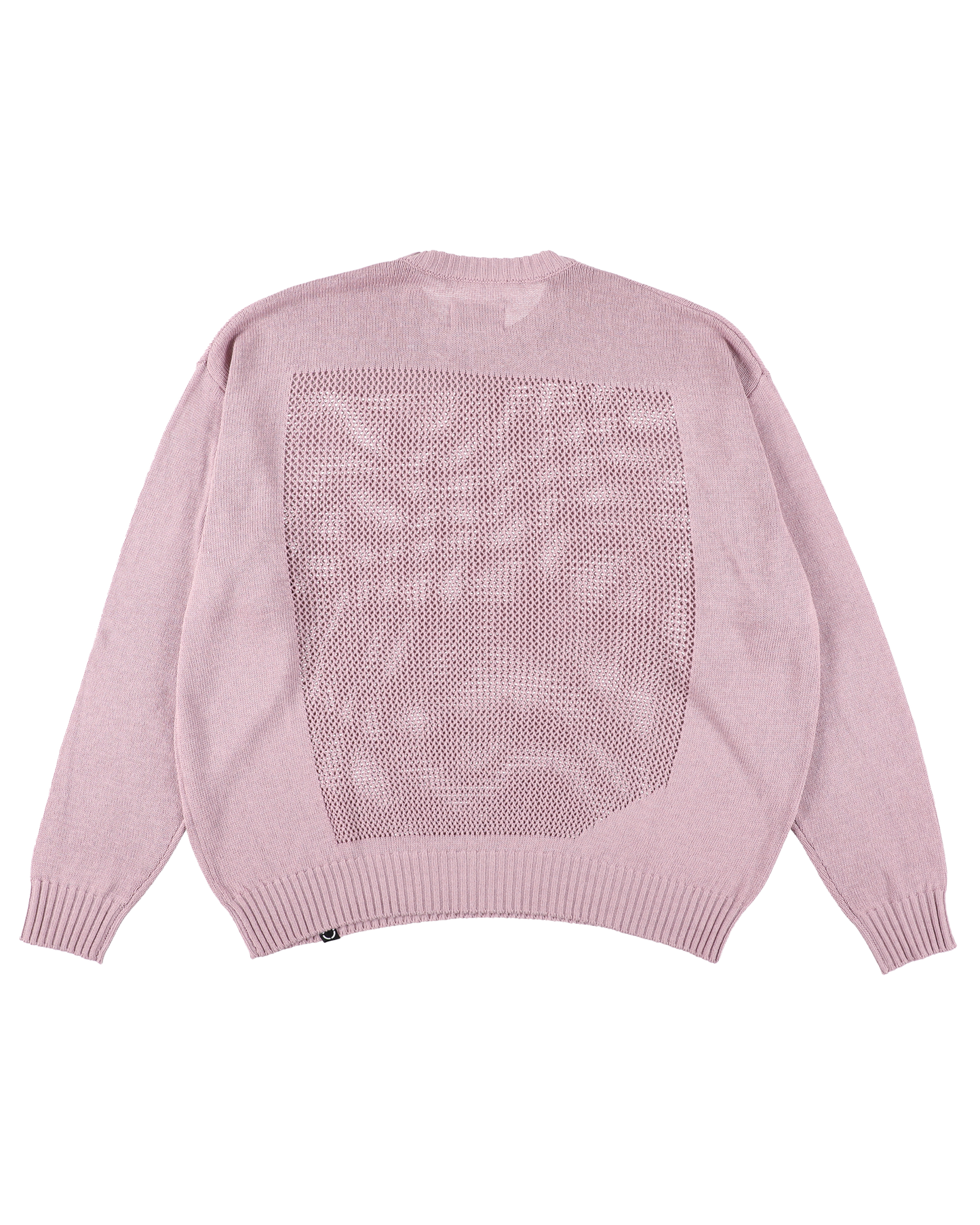 WINDOW WEB SWEATER MOSS PINK