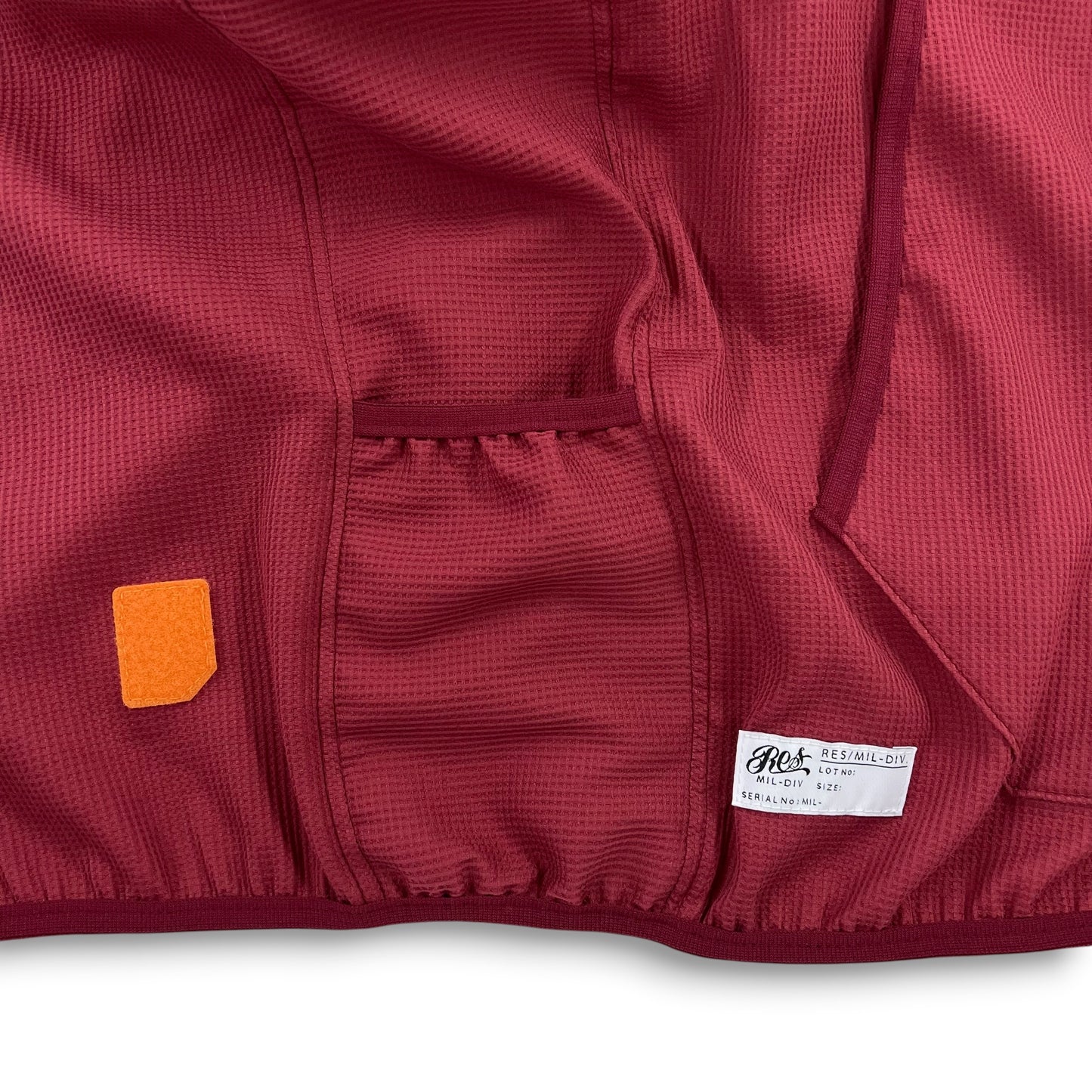 RESclusive / PARKA HL WAFFLE BORDEAUX