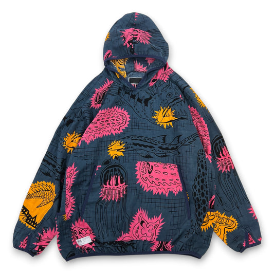 RESclusive / PARKA GAUZE TENTACLE DEEP SEA NAVY