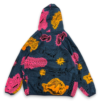 RESclusive / PARKA GAUZE TENTACLE DEEP SEA NAVY