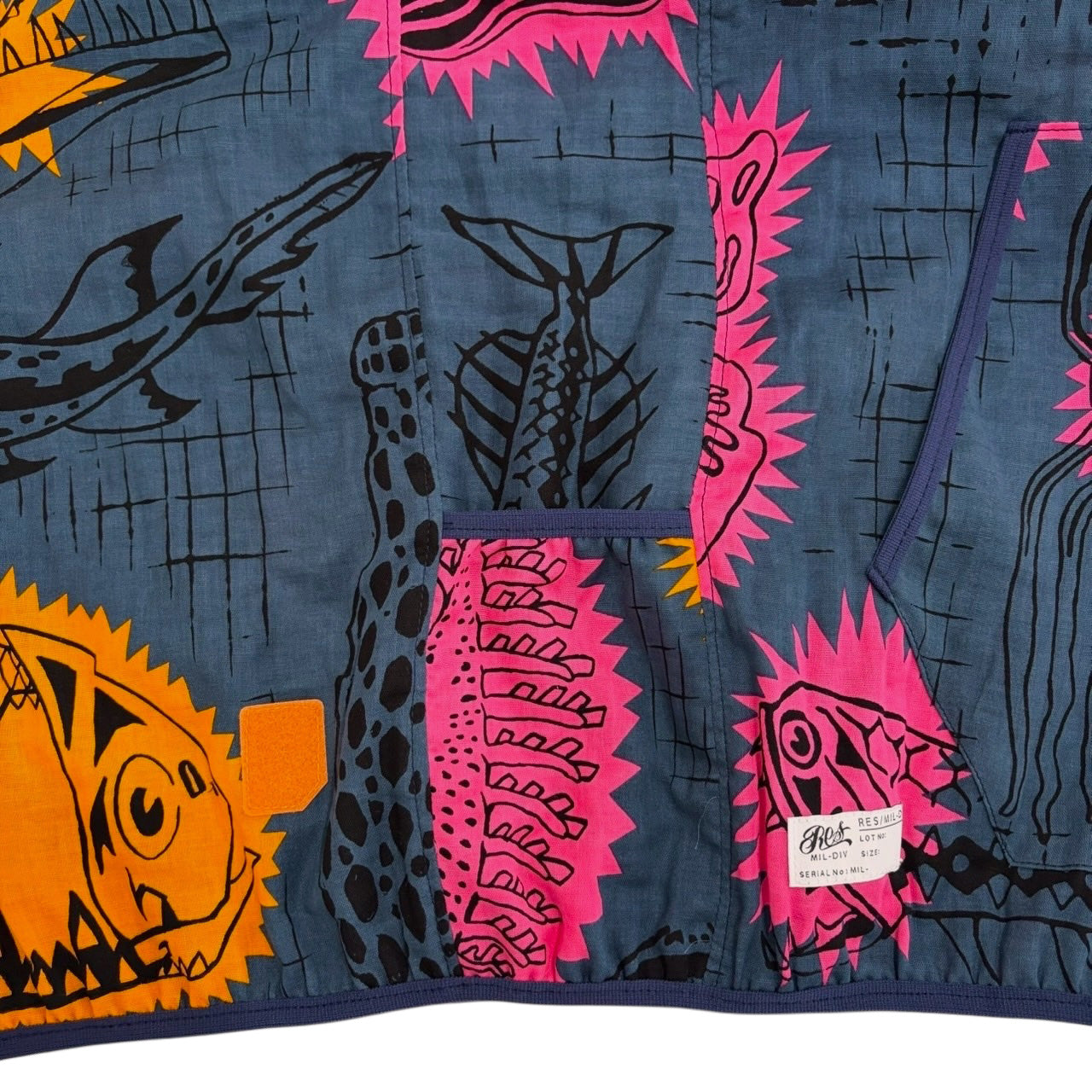 RESclusive / PARKA GAUZE TENTACLE DEEP SEA NAVY