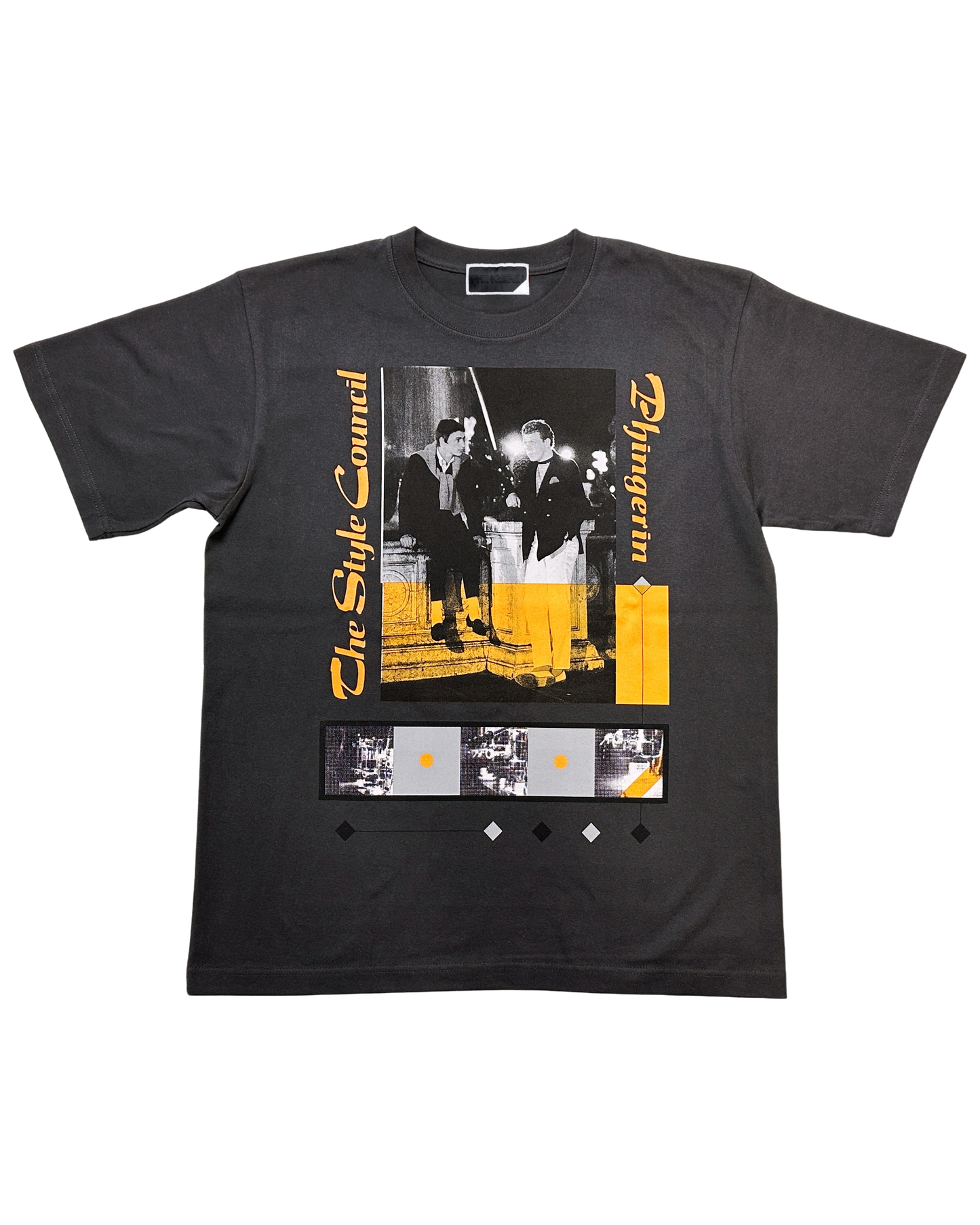 THE STYLE COUNCIL TEE B&Y CHARCOAL